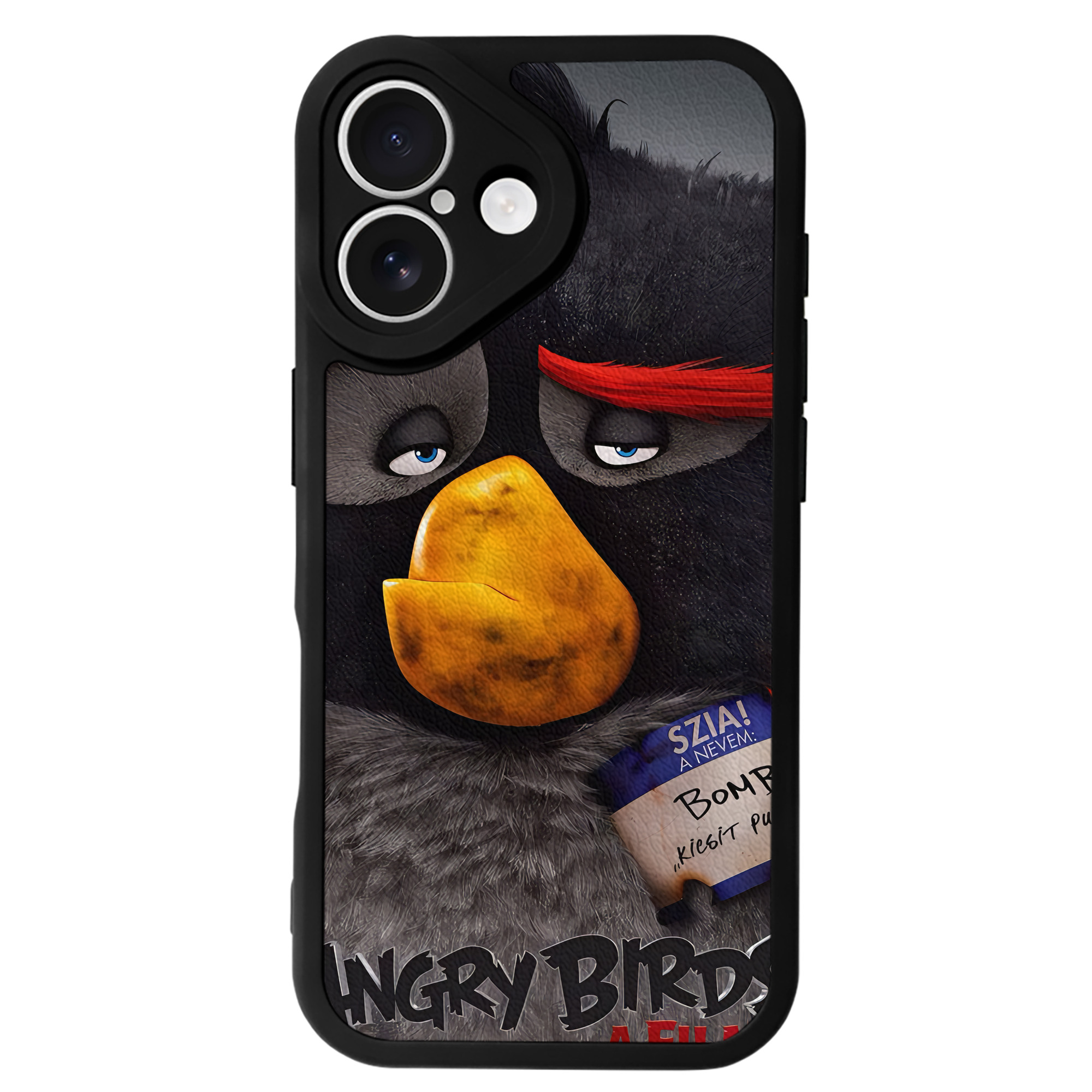 （画像用） Angry Birds アングリーバード 【iPhone 16シリーズ対応】シリコンスマホケース（レザー調） 材質：シリコン